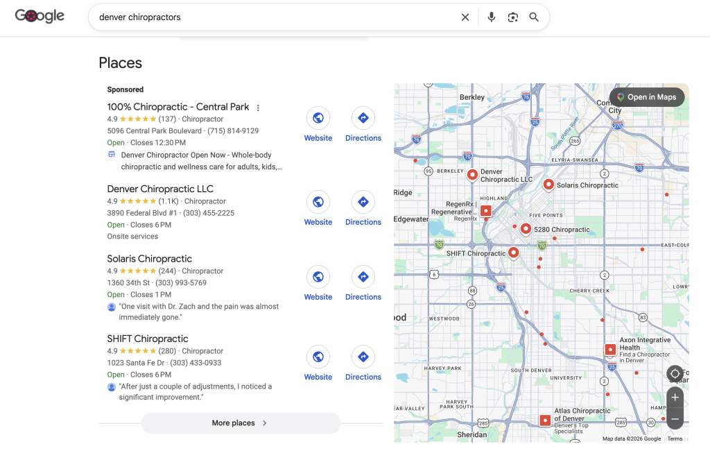Google Maps Listings